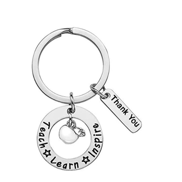 Infinity Teacher silver keychain never used - Picture 1 of 4